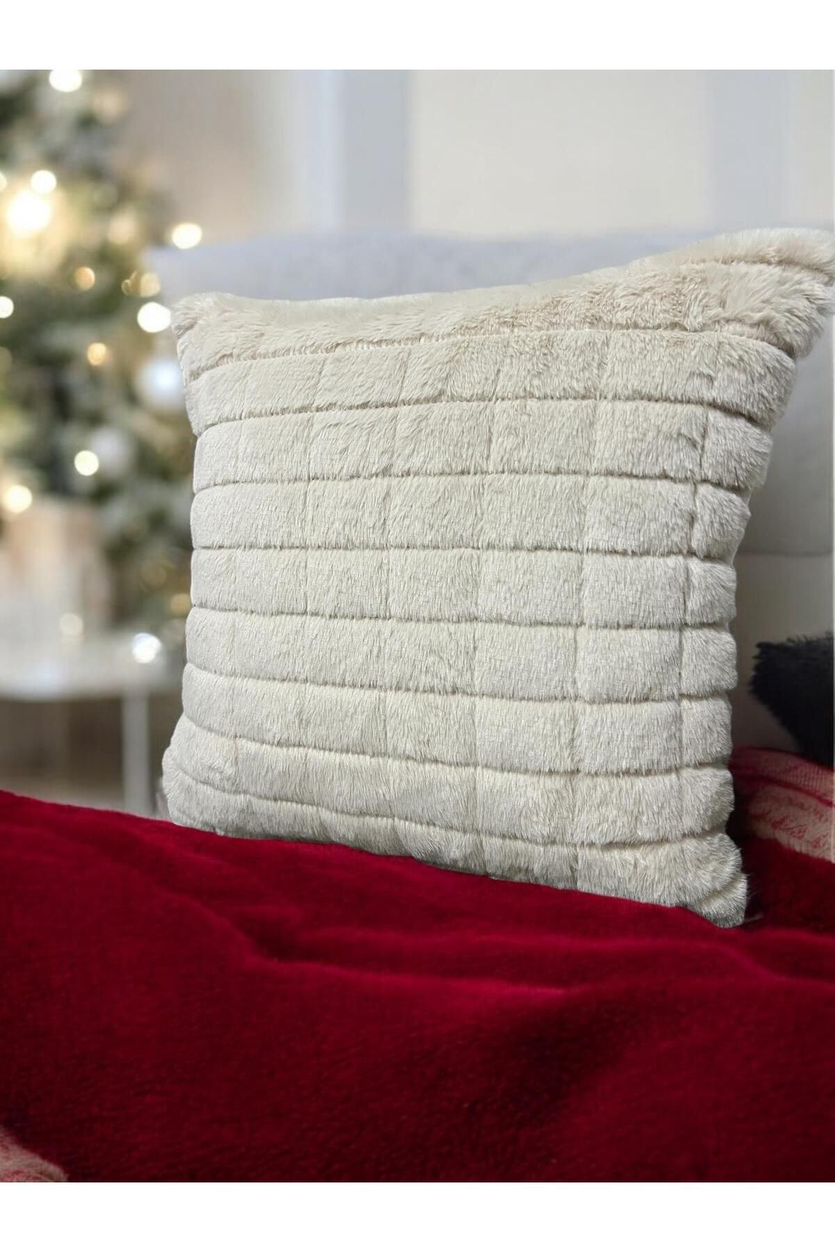DECORA CASA HOME COLLECTİON Puffy Bubble Serisi Yumuşak Kırlent Kılıfı.Yastık Kılıfı 1 ADET (45x45)