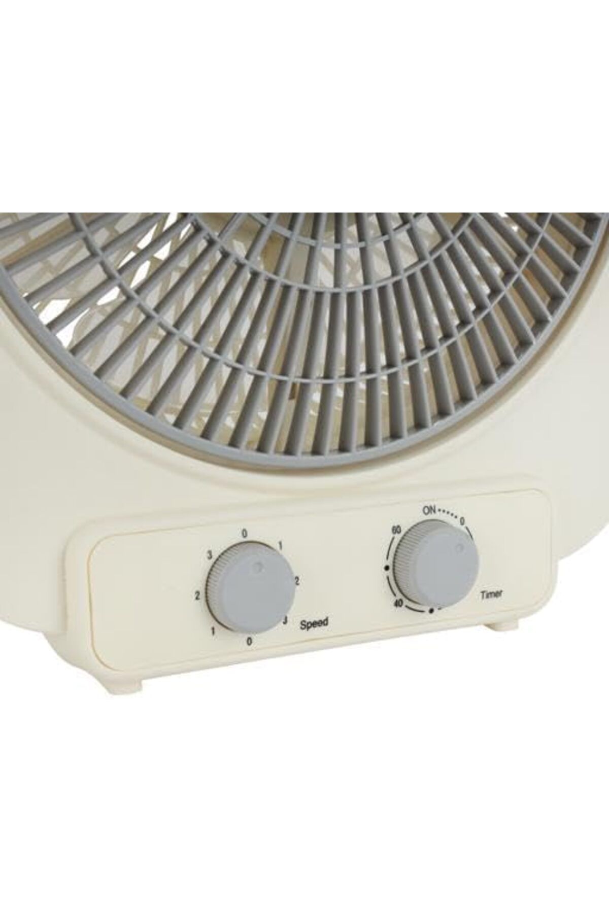 KRYPTON-Compact 10" Box Fan – 3-speed, 6 Pp Blades, Timer Function, Silent Operation 2