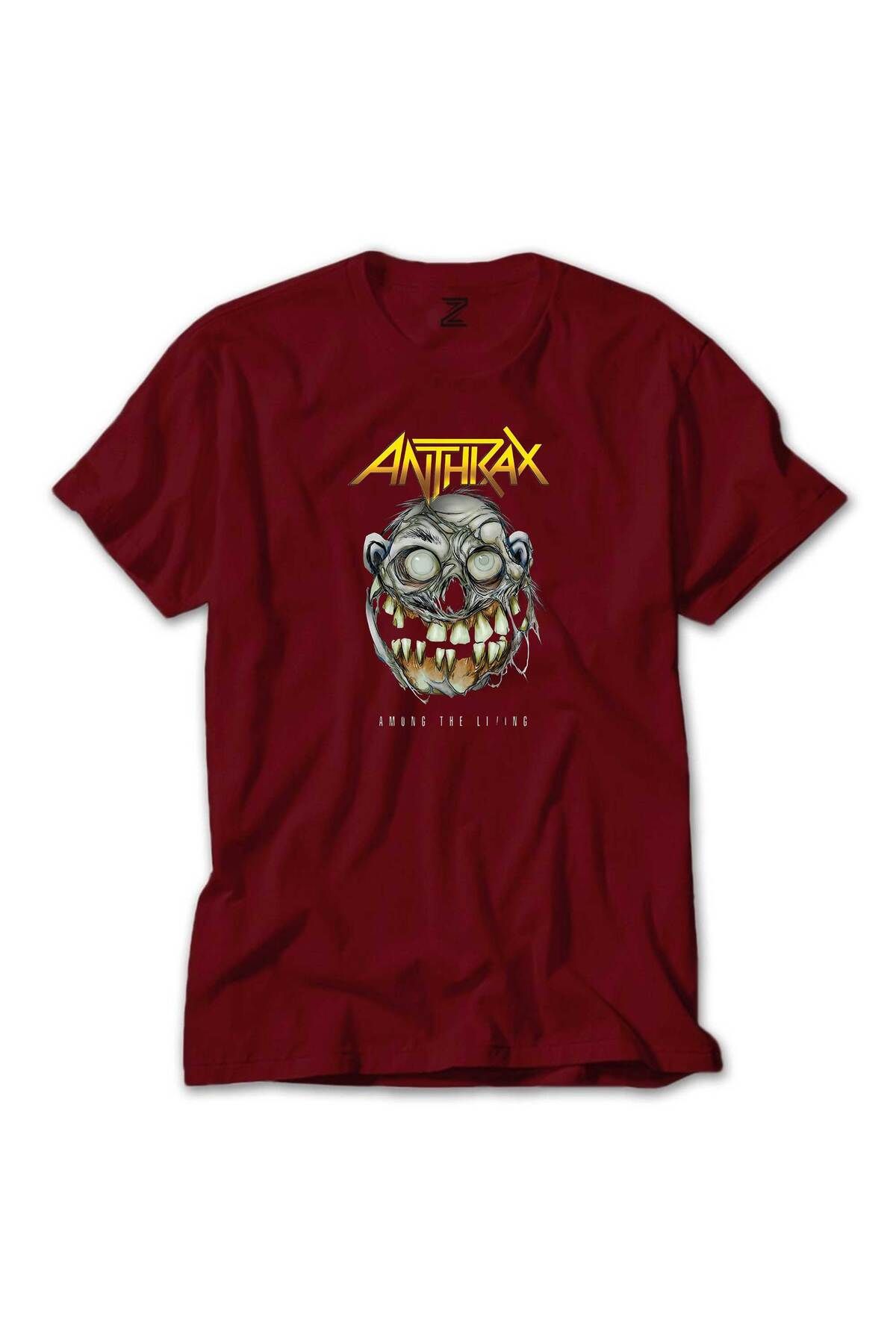 Z zepplin Anthrax Amung The Living Kırmızı Tişört