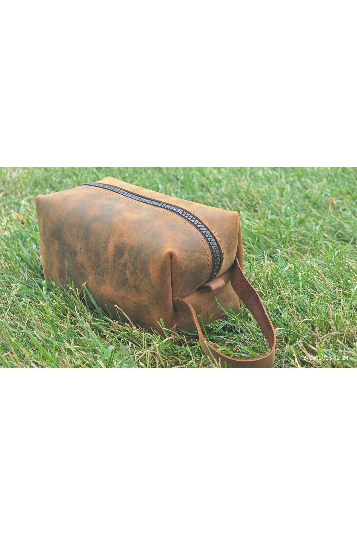 SUKULENTİSTANBUL Dopp Kit Bag - Deri El Çantası