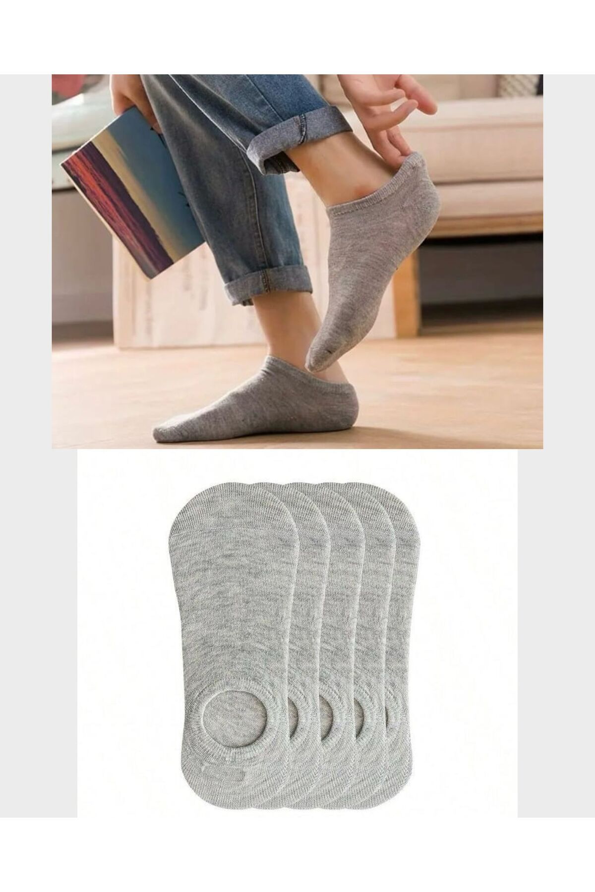 BGK 5 Çift Unisex Basic Babet Çorap