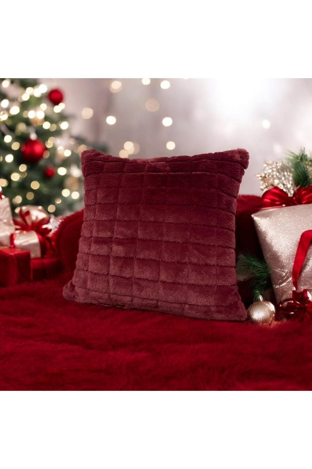 DECORA CASA HOME COLLECTİON Puffy Bubble Serisi Yumuşak Kırlent Kılıfı.Yastık Kılıfı 1 ADET (45x45)
