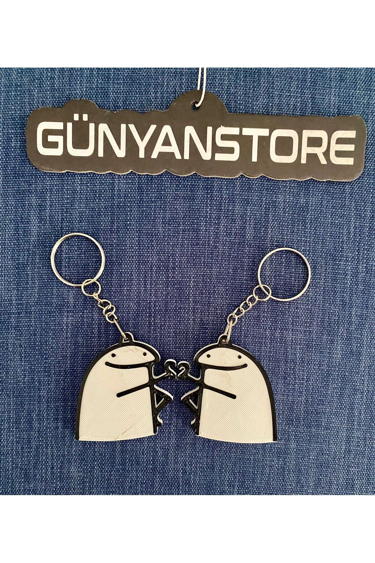 Günyan Store Flork Çift Sevgili Anahtarlık