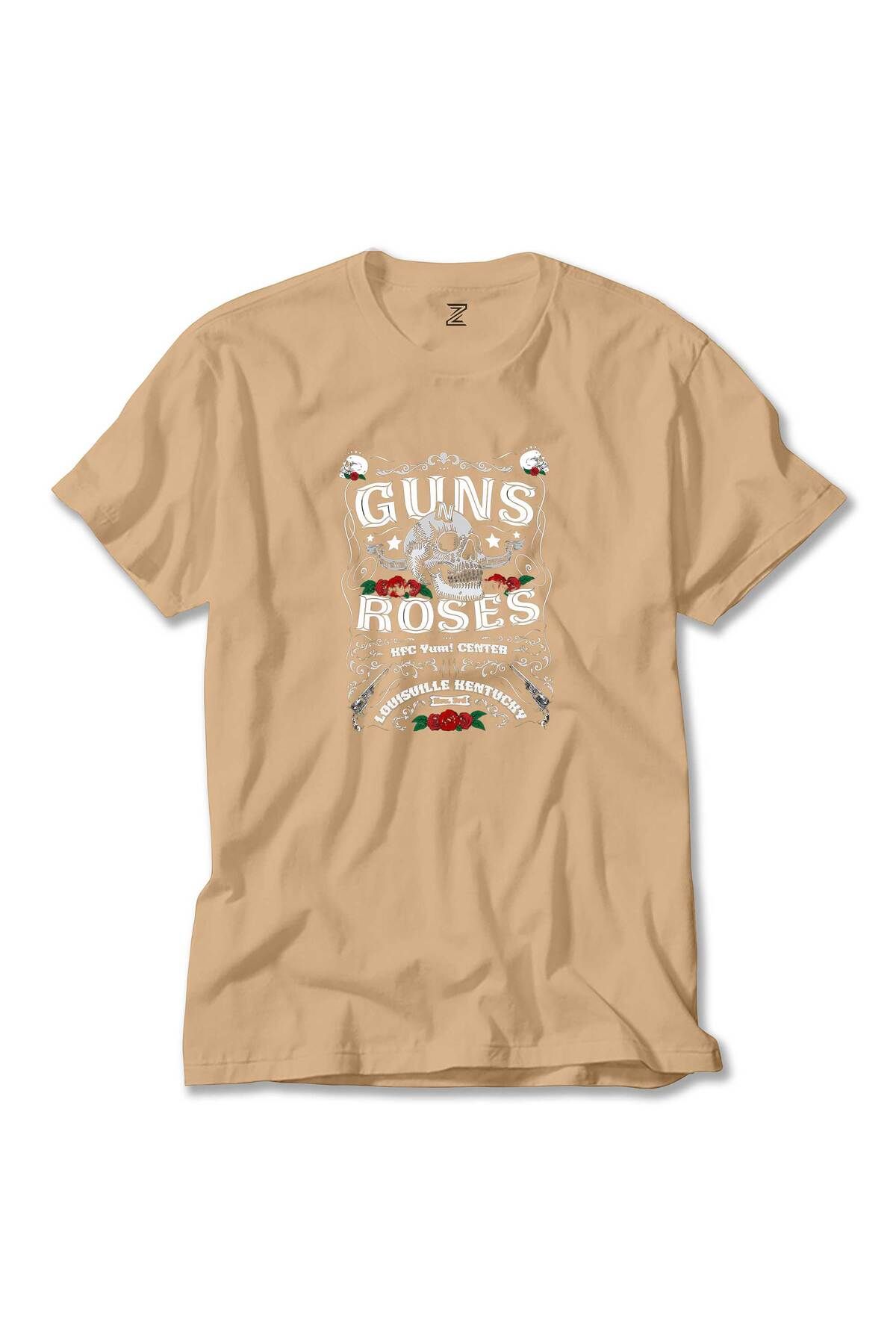 Z zepplin Guns N Roses Louisulle Kentucky Krem Tişört