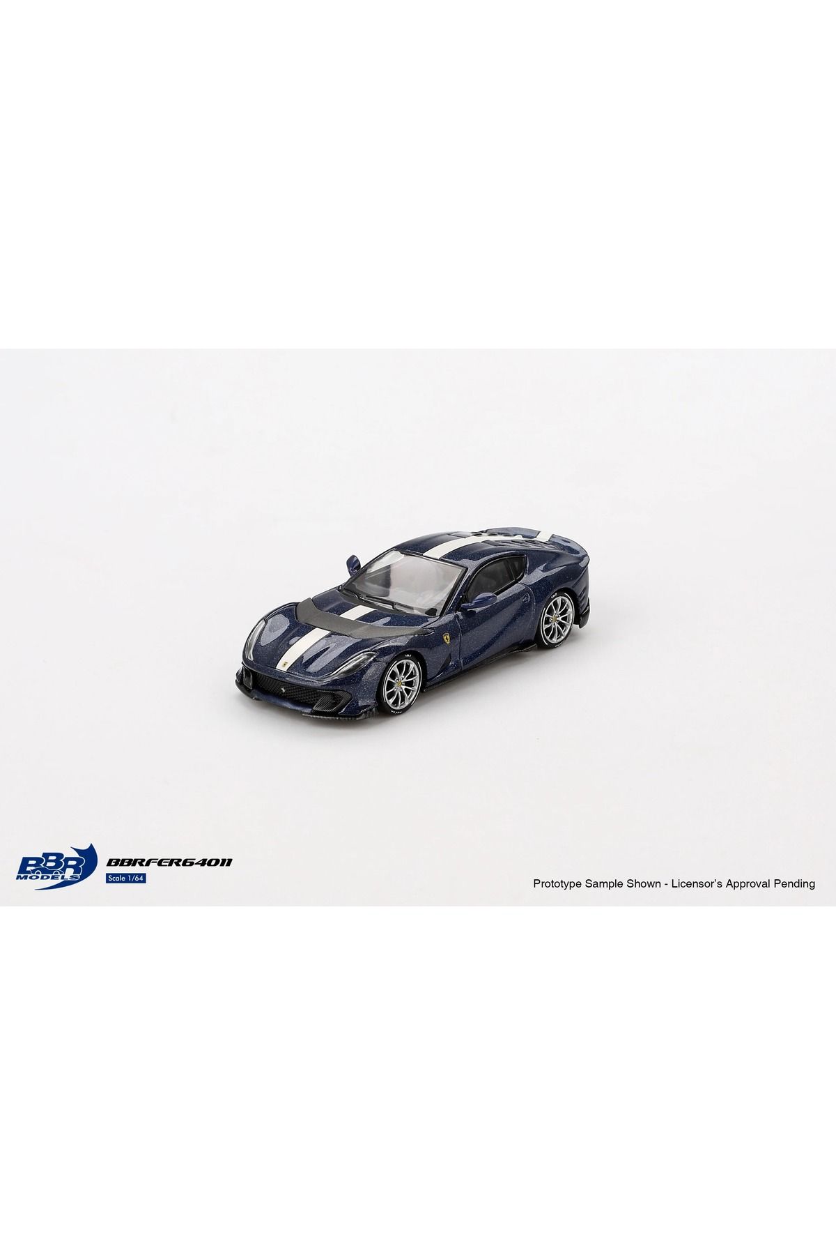 mini gt 1/64 BBR Ferrari 812 Competizione Blu Tour De France