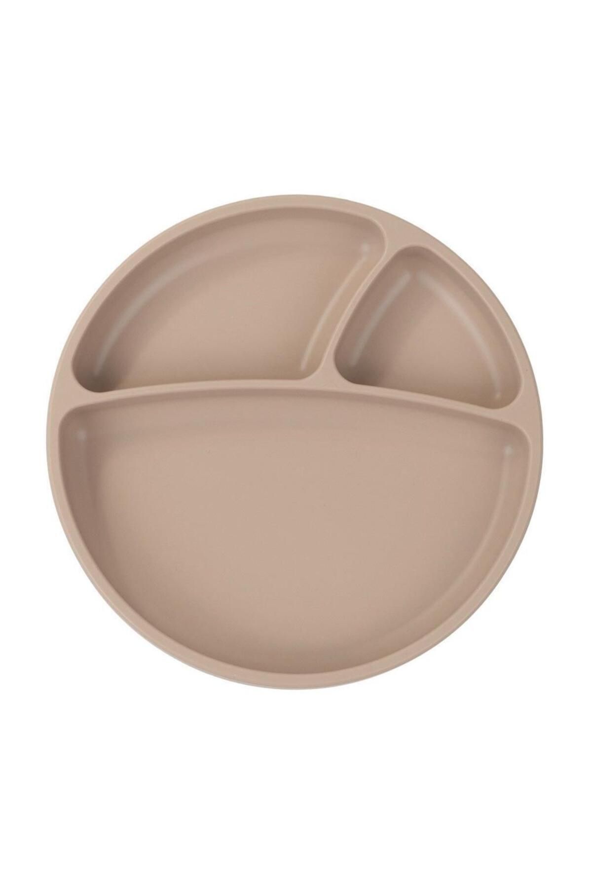 NW NessiWorld Nessiworld Porsiyon Vakum Tabanlı Silikon Tabak Bubble Beige