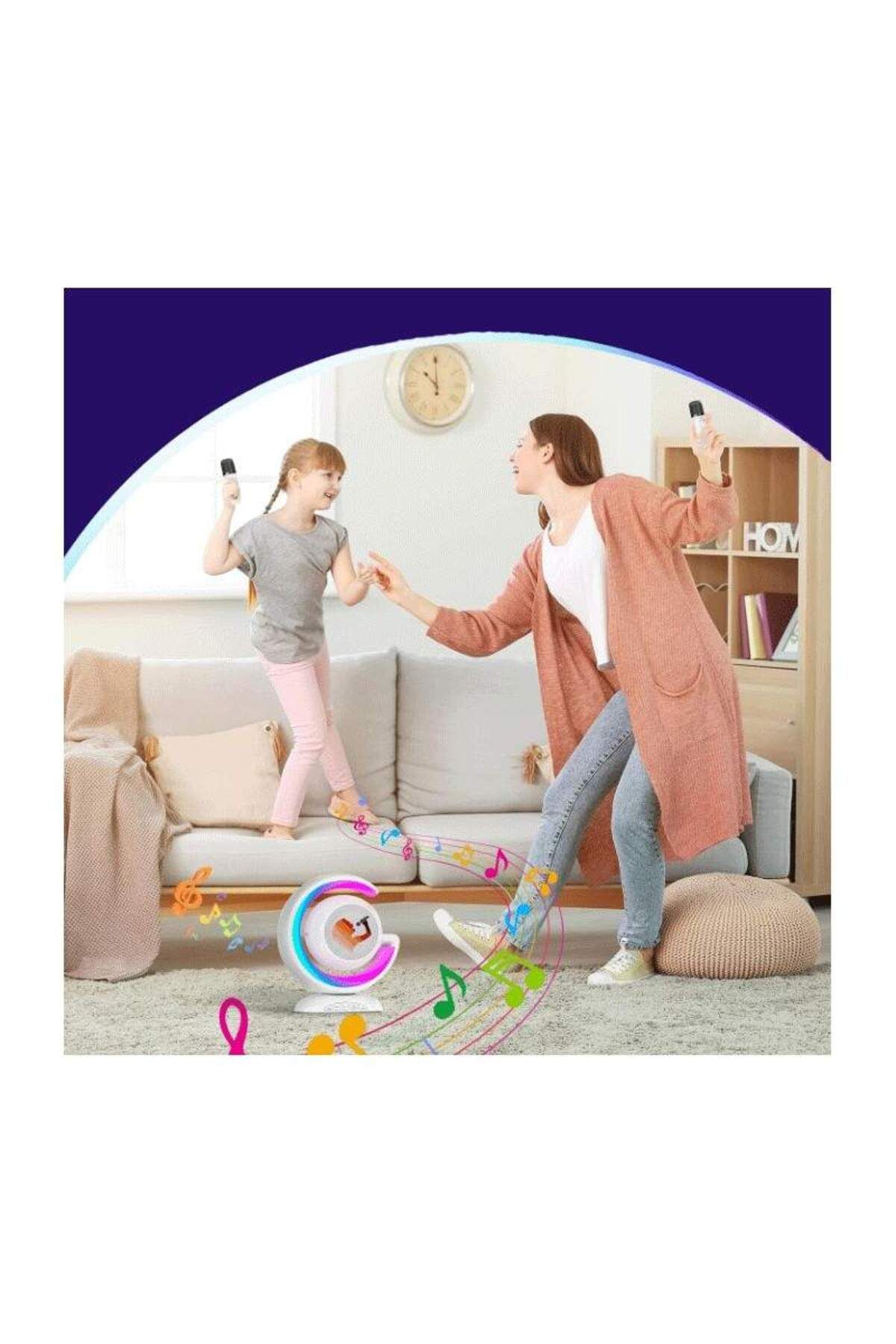 SIKS-Complete Set of SIKS Smart Microphone and Wireless Speaker Station for Karaoke with RGB Led Light 6