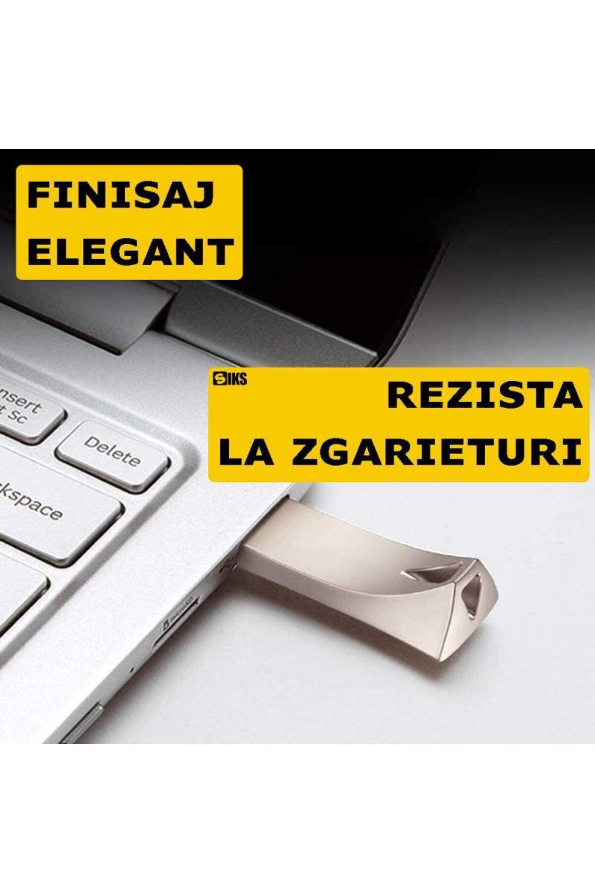 SIKS-USB 2.0 Memory Stick, Transfer Speed 130 MB/s, Water Resistant, Scratch Resistant, Metallic 5