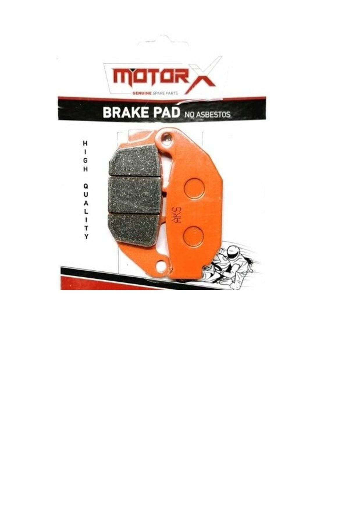 MOTORX Disk Balata Arka Cbr 125 Ym (2011-2015) MSX 125 NK 250 SR 250 (Turuncu)