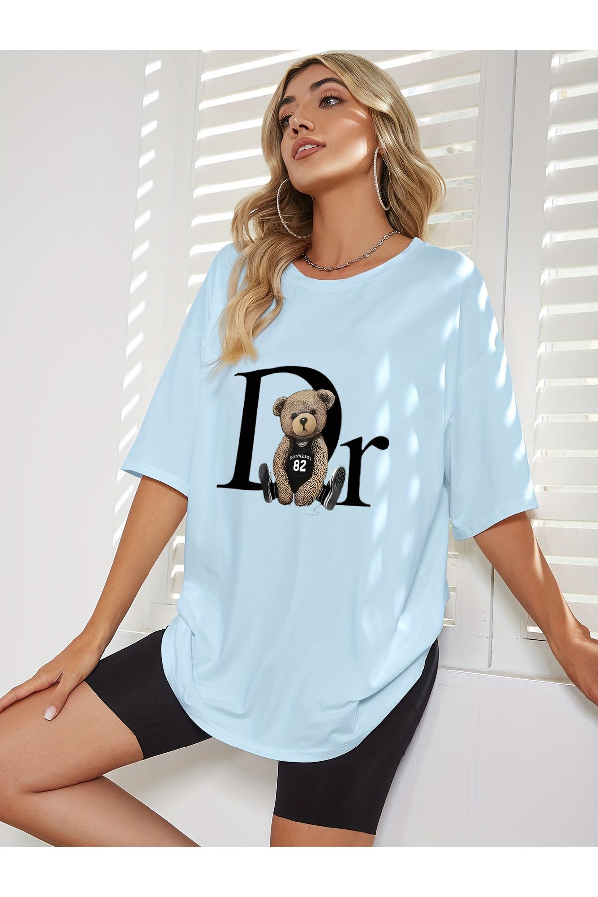 uyguntarz Unisex Dr. Ayı Tasarım Basklı Tshirt