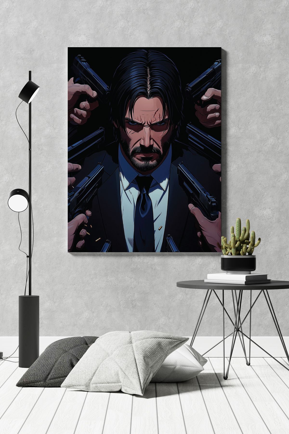 SELMIRA John Wick ve Düşmanları Kanvas Tablo