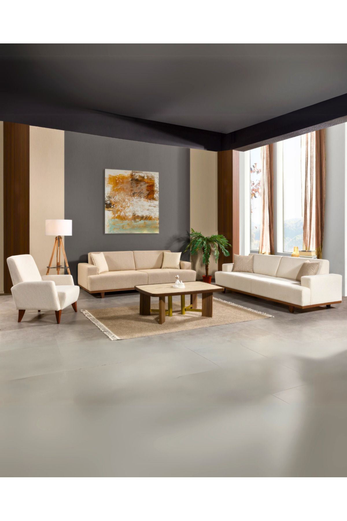 Velura Home & Living Roma Koltuk Takımı 3+3+1