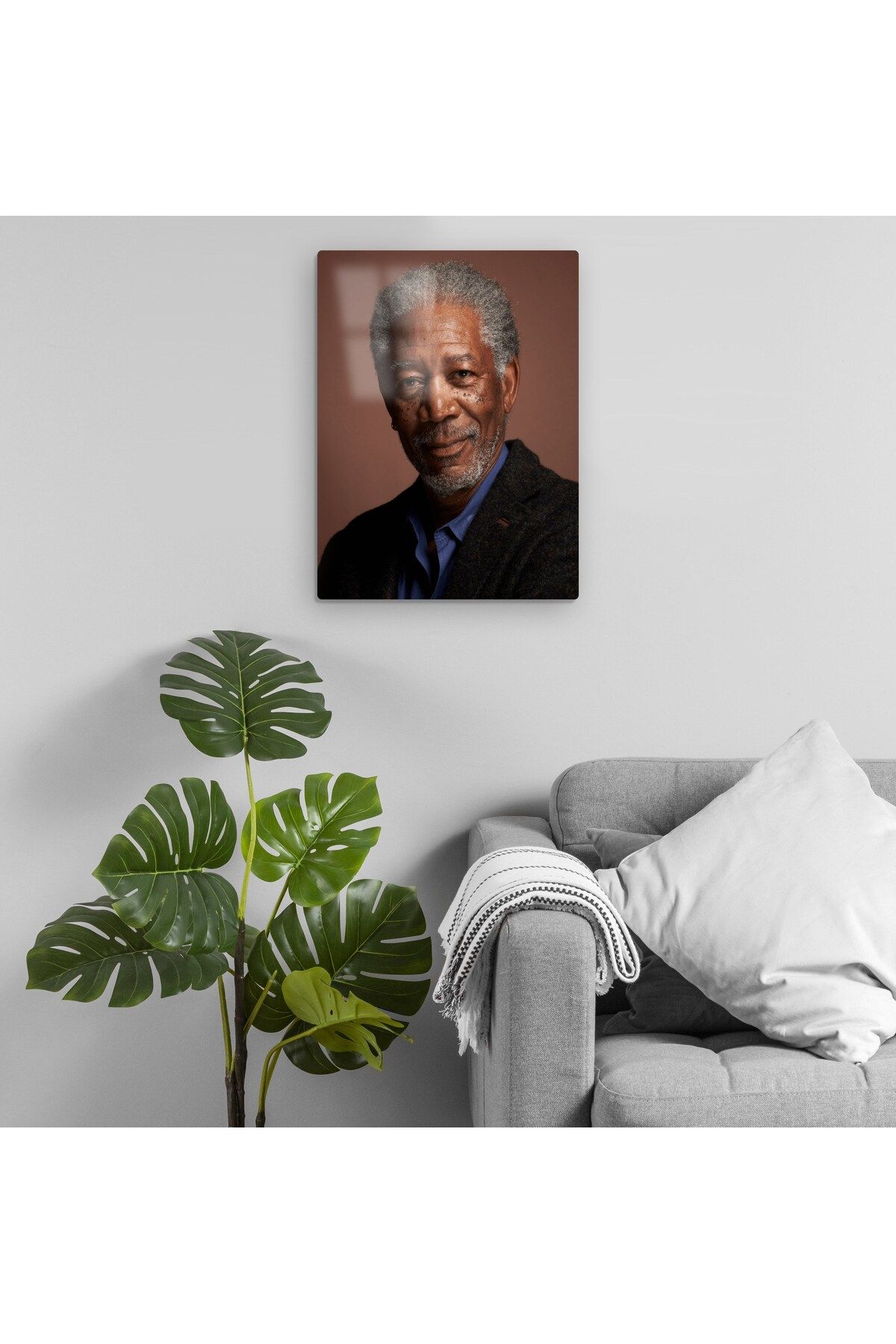 Pixxa Morgan Freeman Metal Tablo Model 2