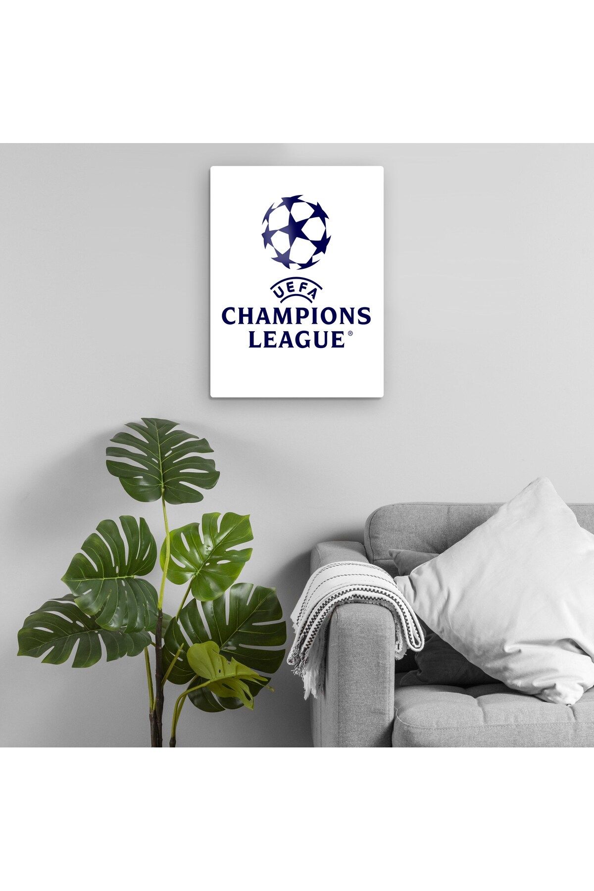 Pixxa Şampiyonlar Ligi - Champions League Metal Tablo Model 1