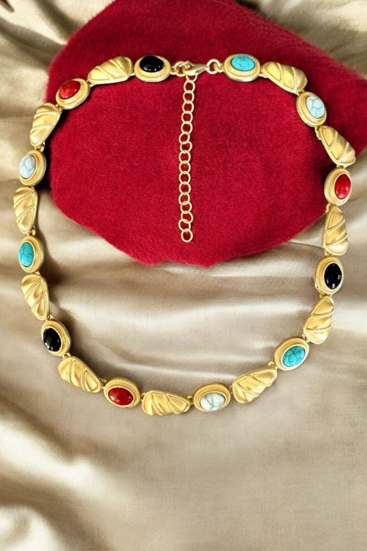 Pinty Design Vintage Çelik Kasın Kolye