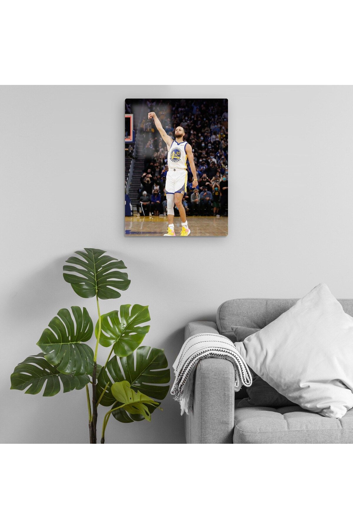 Pixxa Stephen Curry - Steph Curry - Golden State Warriors - NBA Metal Tablo Model 1