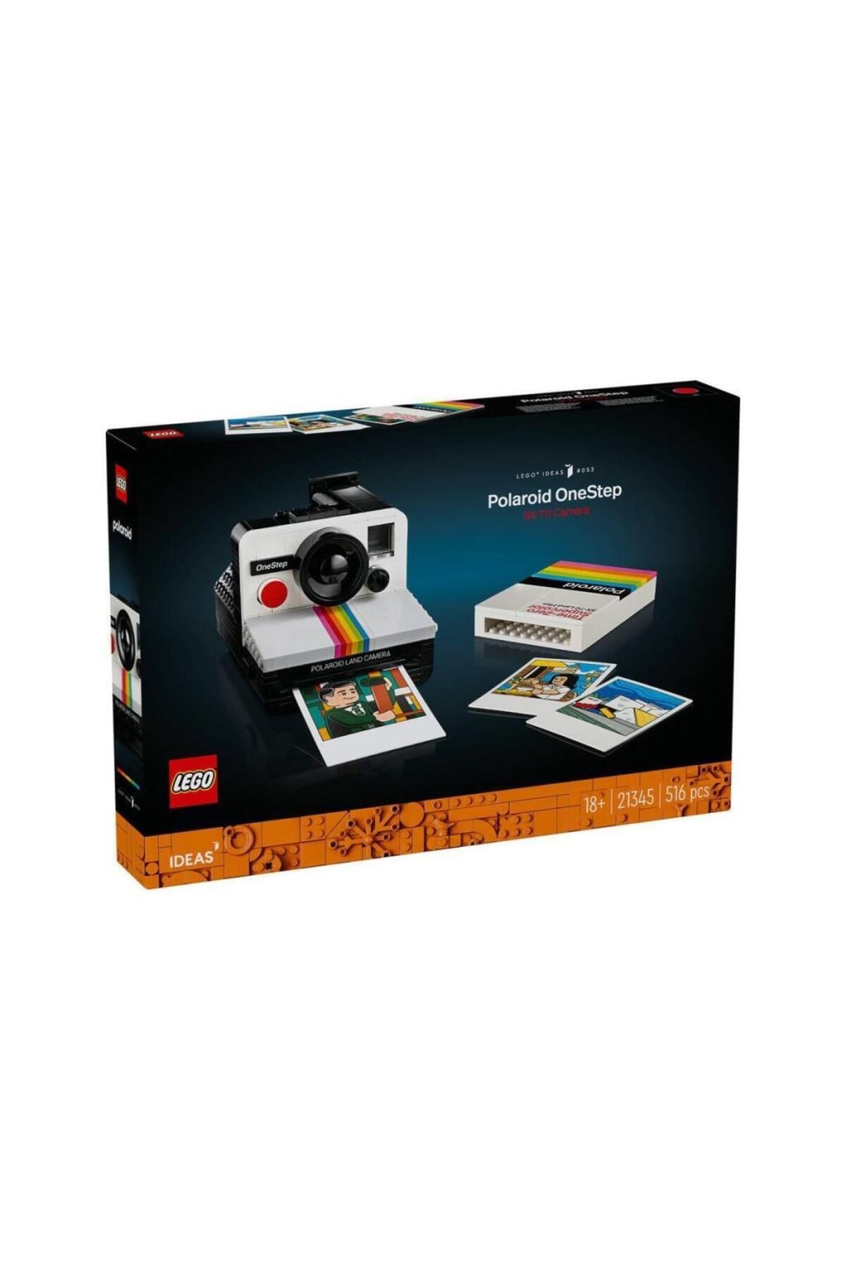 BLACK SPACE Nessiworld 21345 ® ideas Polaroid OneStep SX-70 Kamera 516 parça +18 yaş