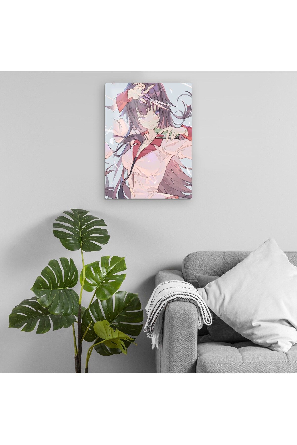 Pixxa Monogatari - Senjougahara Hitagi Metal Tablo Model 1