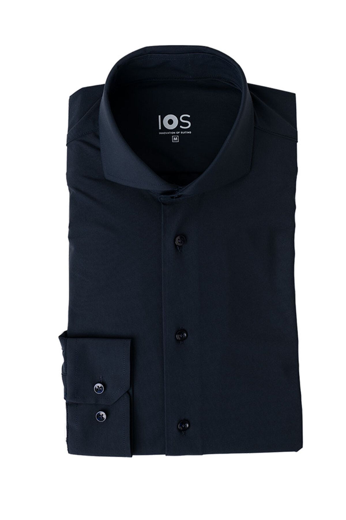 IOS - Innovation of suiting-CĂMAȘĂ ELASTICĂ - IOS by Maica - ALBASTRU ÎNCHIS, S 3