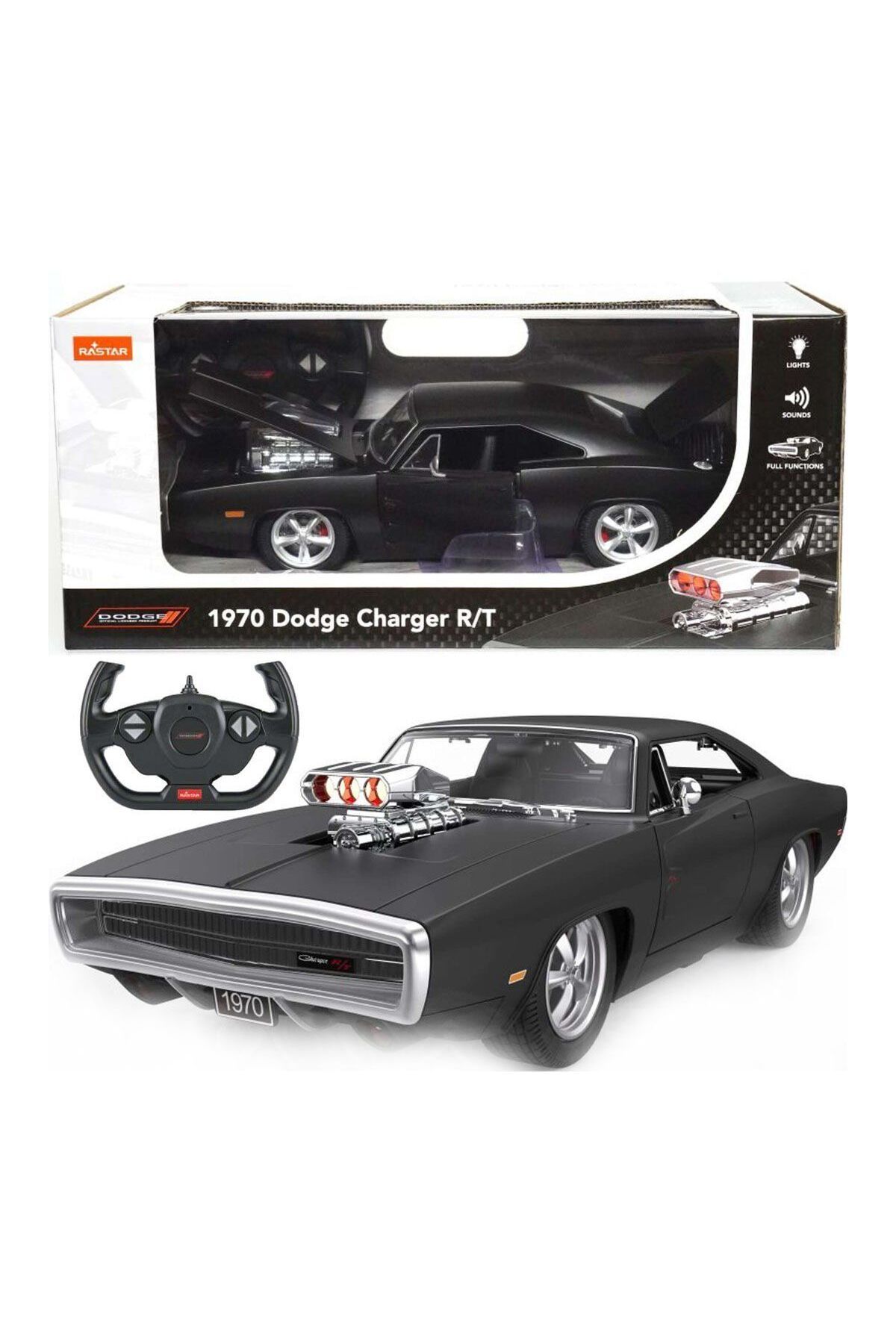 swilex 99010 1970 Dodge Charger R/T Sesli ve Işıklı Uzaktan Kumandalı Araba