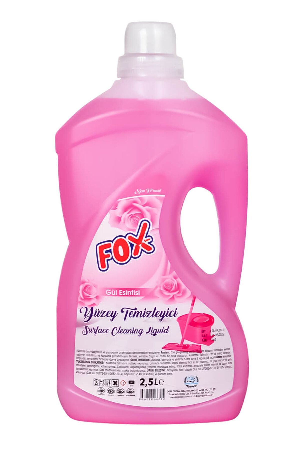 Foxtem Yüzey Temizleyici Gül Esintisi 2,5 LT