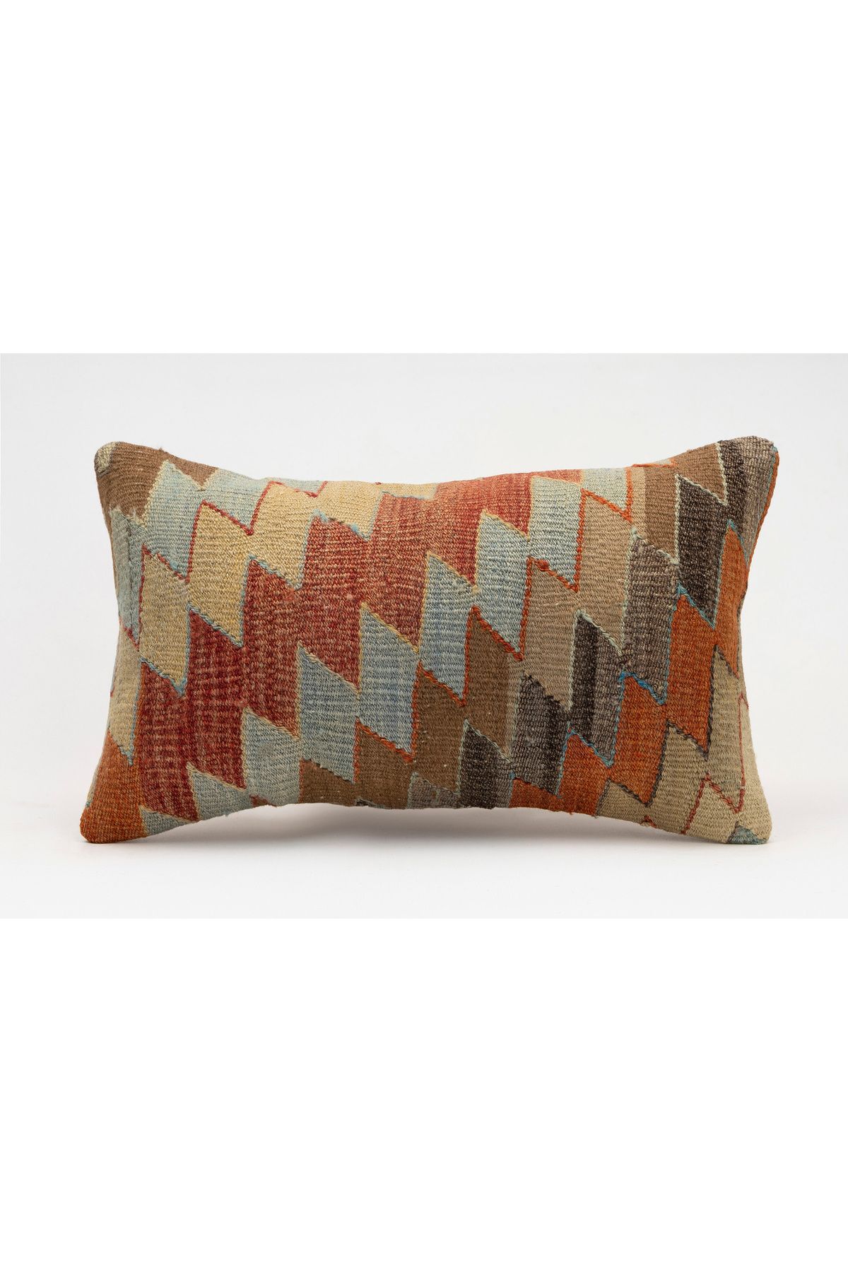 Kilim Whole Sale El Yapımı Kilim'den Yapılmış Vintage Kırlent Kılıfı, Yün, 30x50 Cm