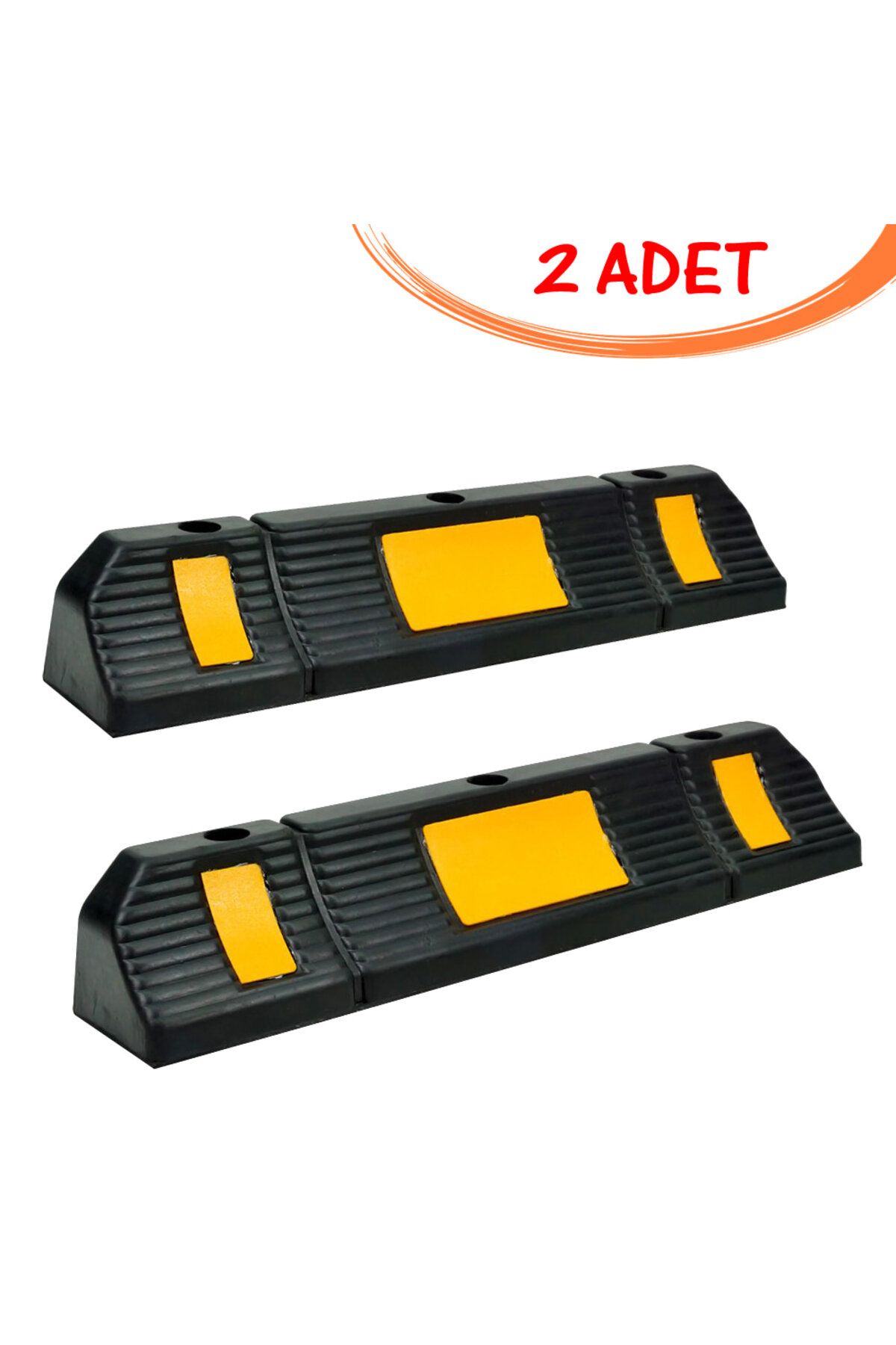 İlgi Trafik Kauçuk Otopark Araç Durdurucu Kauçuk Stoper Kauçuk Otopark Stoperi 60 cm (2 ADET)