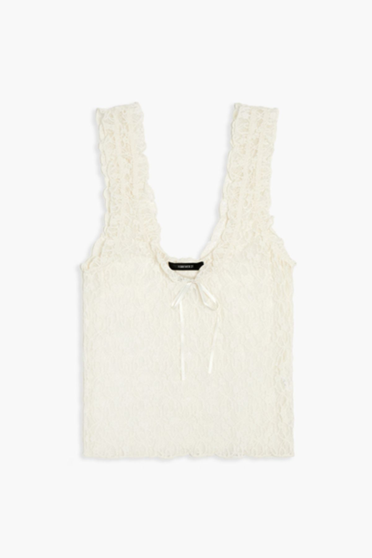 Forever 21 Transparan Dantel Bluz