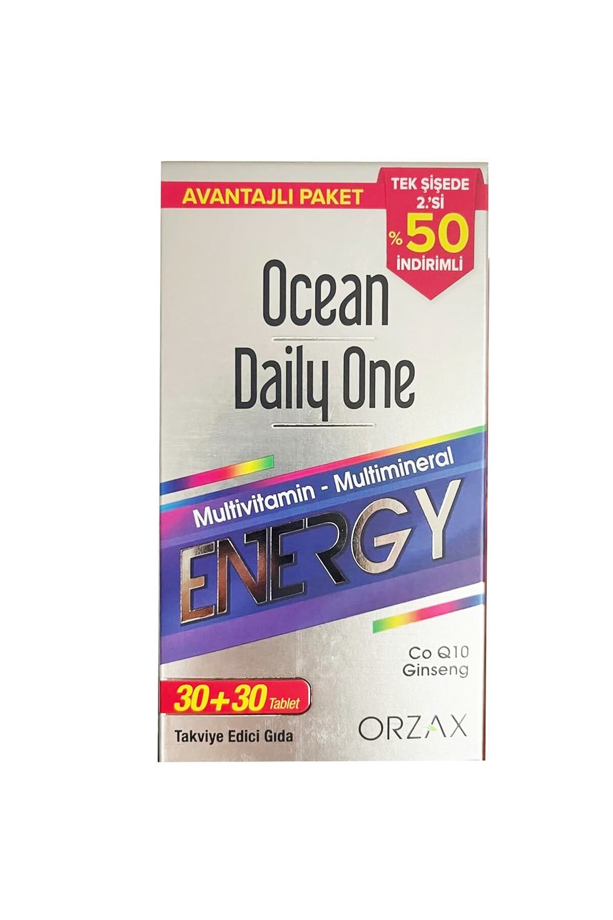 Ocean Daily One Energy 30 + 30 Tablet - İkincisi %50 - Fiyatı