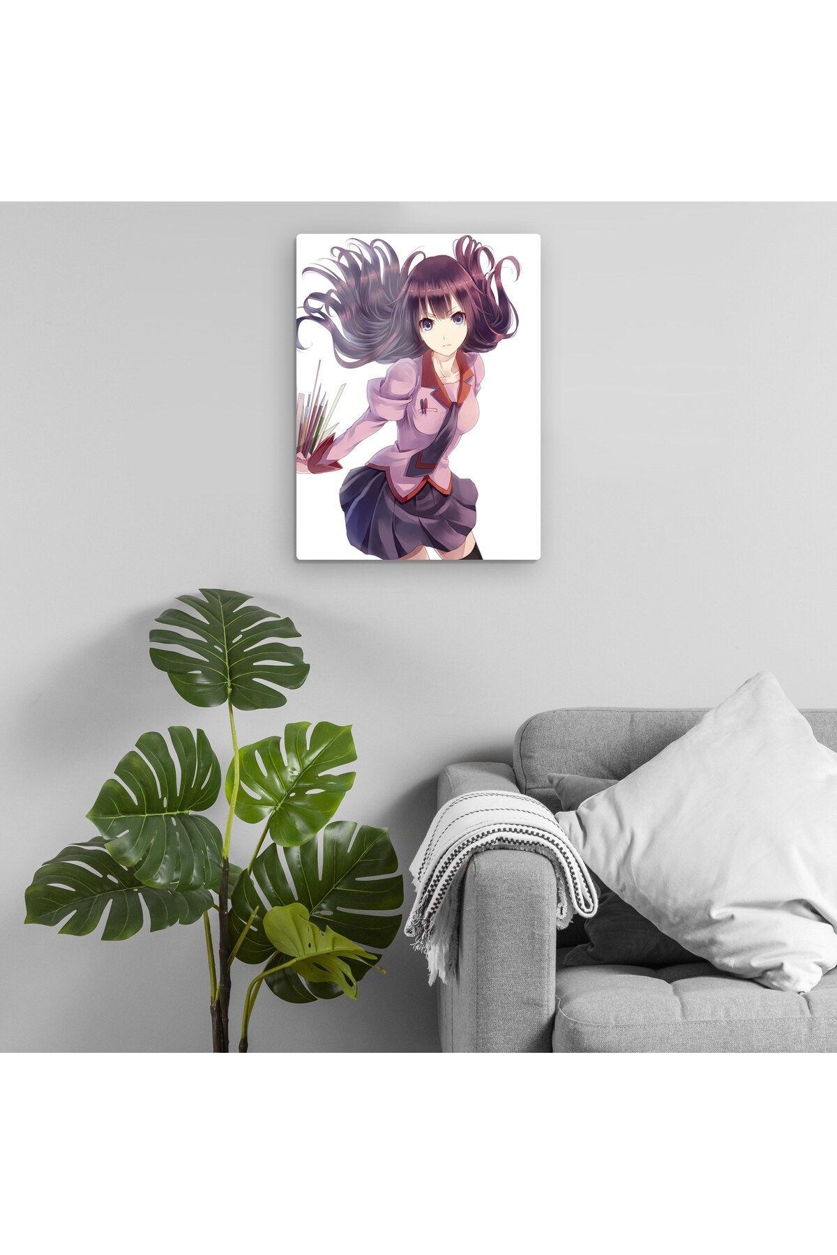 Pixxa Monogatari - Senjougahara Hitagi Metal Tablo Model 3