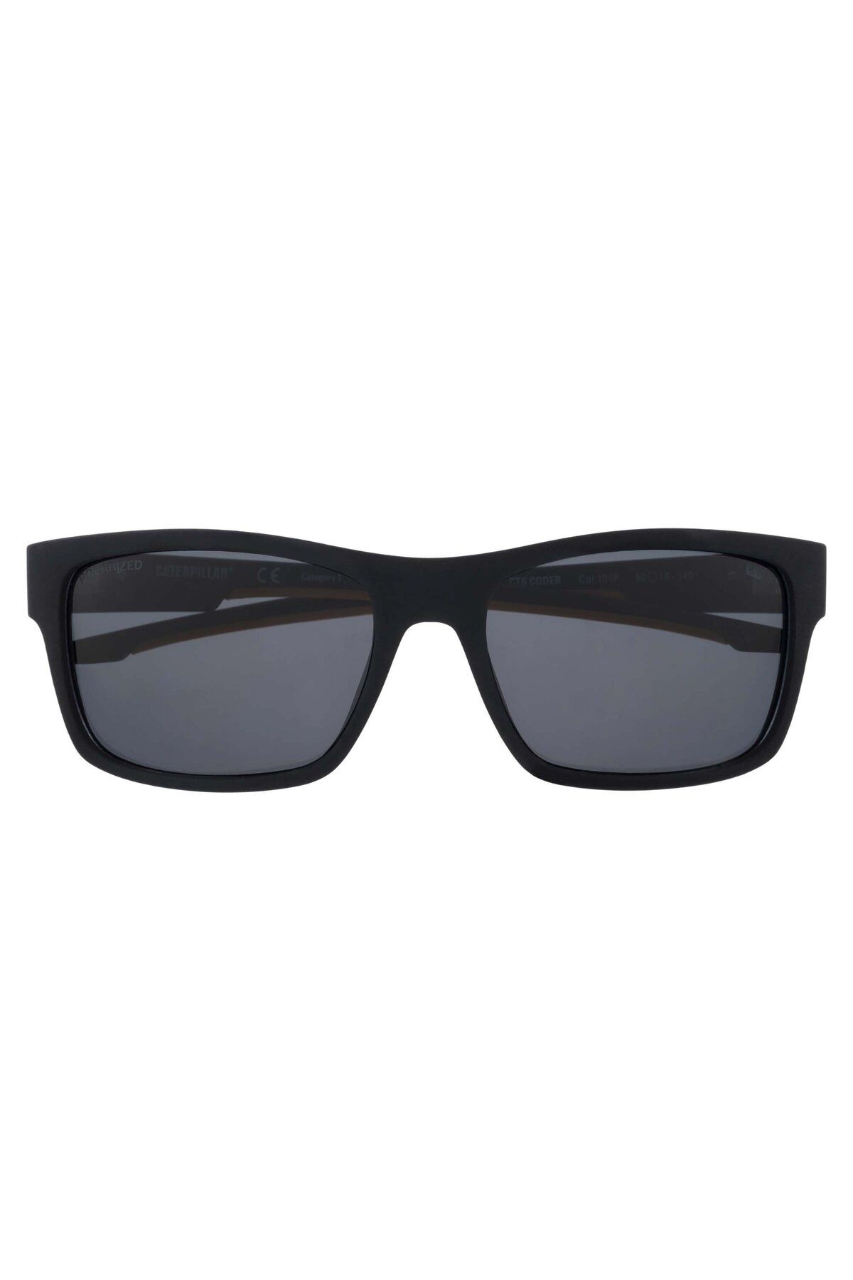 Caterpillar-Polarized Sunglass CTS-CODER-104P Rectangular Matt Black 2