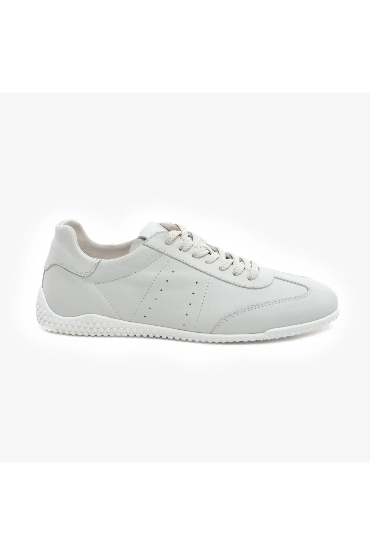 Greyder 18200 Beyaz Hakiki Deri Erkek Sneaker Ayakkabı