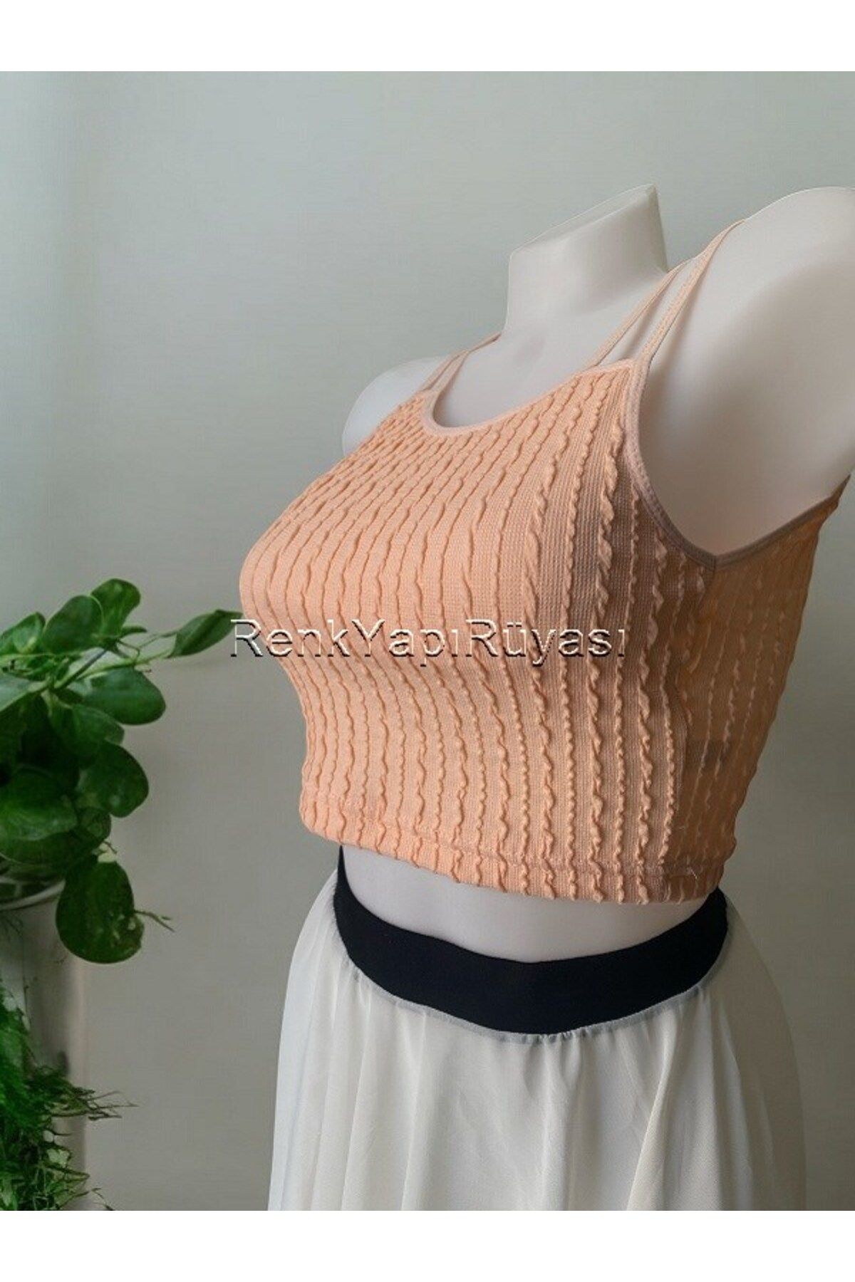 RENK YAPI RÜYASI Krop, pedli krop, crop, asklı crop, pamuklu fitil detaylı crop, pamuklu sağlıklı kumaş