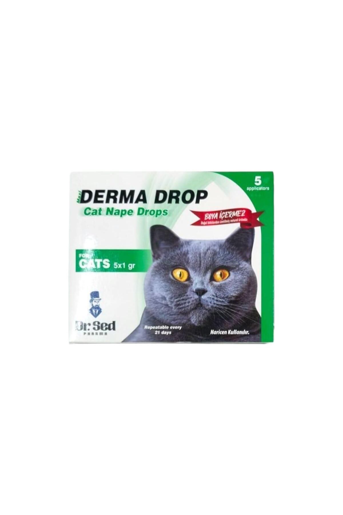 Dr.Sed Kediler İçin Bitkisel Bakım Damlaları – 5 x 1 ml Şase