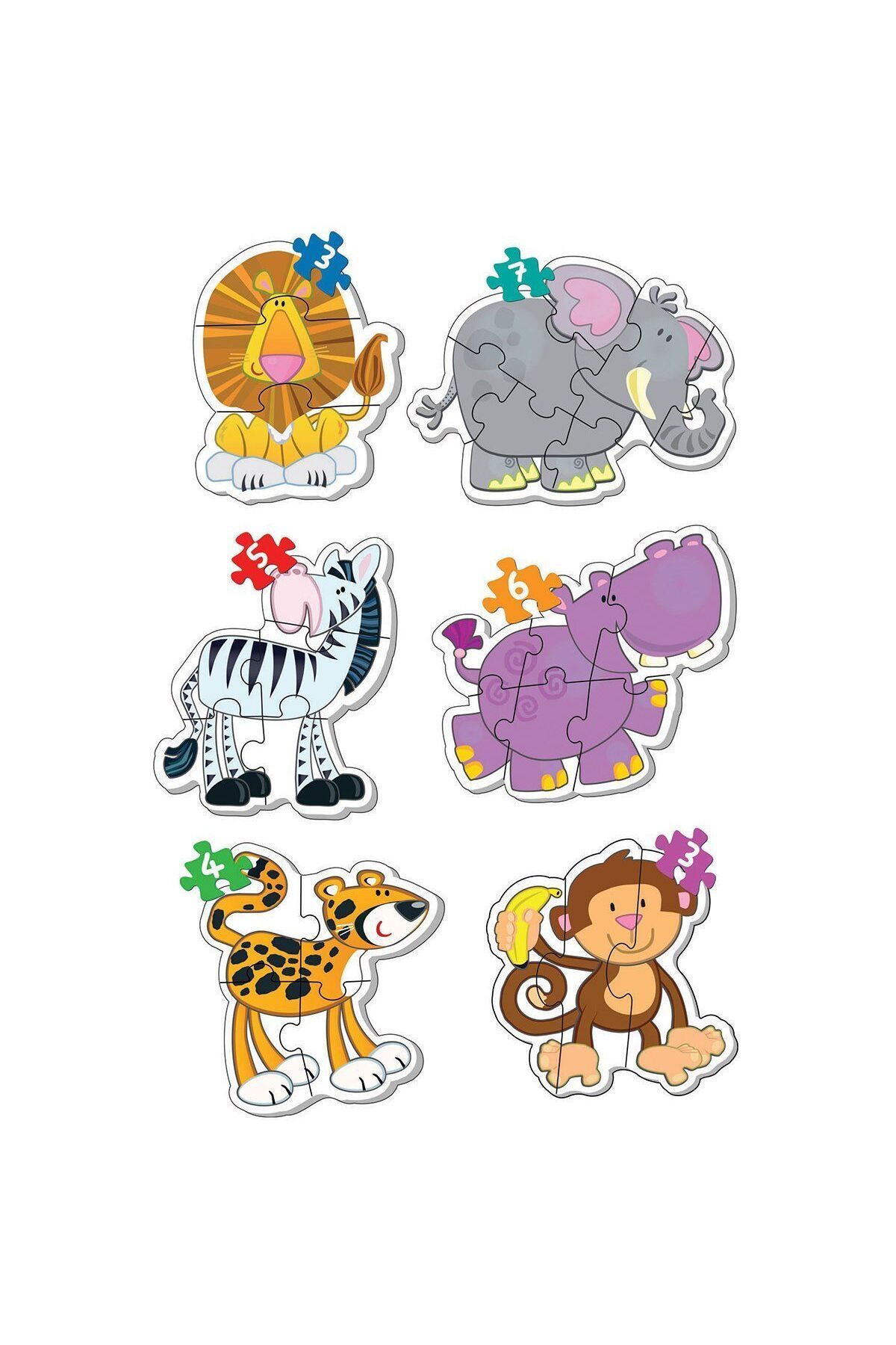 Aymir Ticaret 1703 BABY PUZZLE BENİM İLK HAYVANLAR PUZZLEM