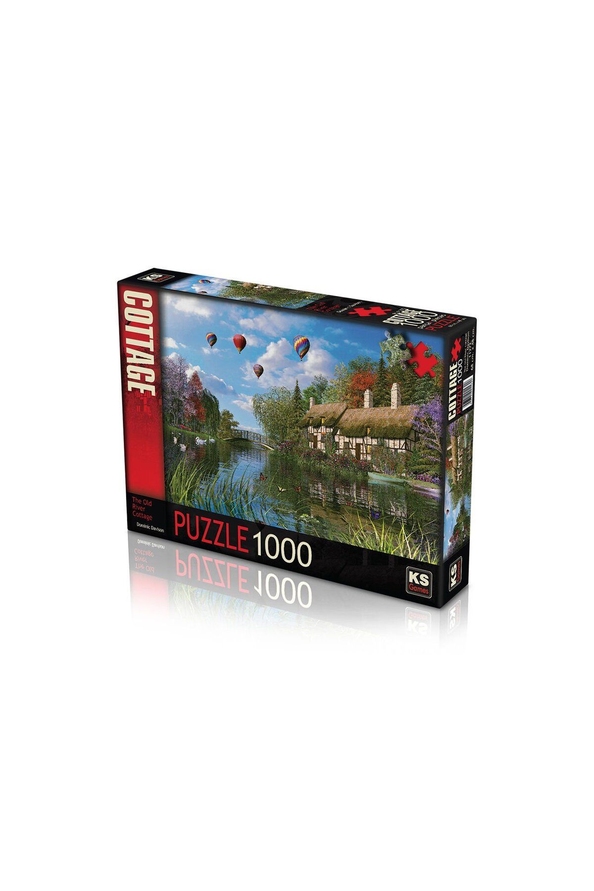 swilex SK Puzzle 1000 Parça Old River Cottage Eski Nehir Kır Evi