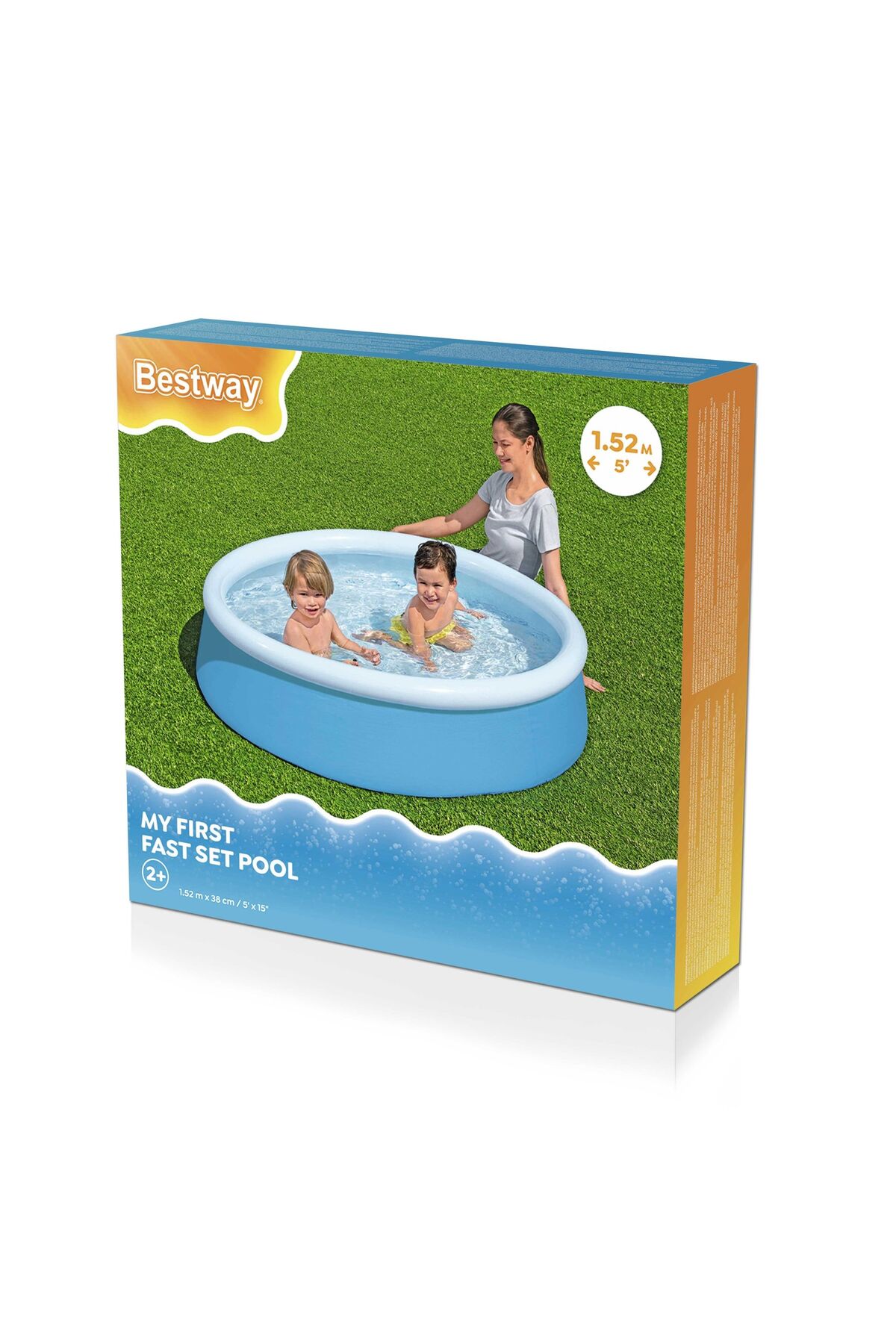 Bestway ® 57241 Ilk Havuzum - Fast Set™ Şişme Çocuk Havuzu 1,52 M X 38 Cm fotoğrafı 4 (önizleme)