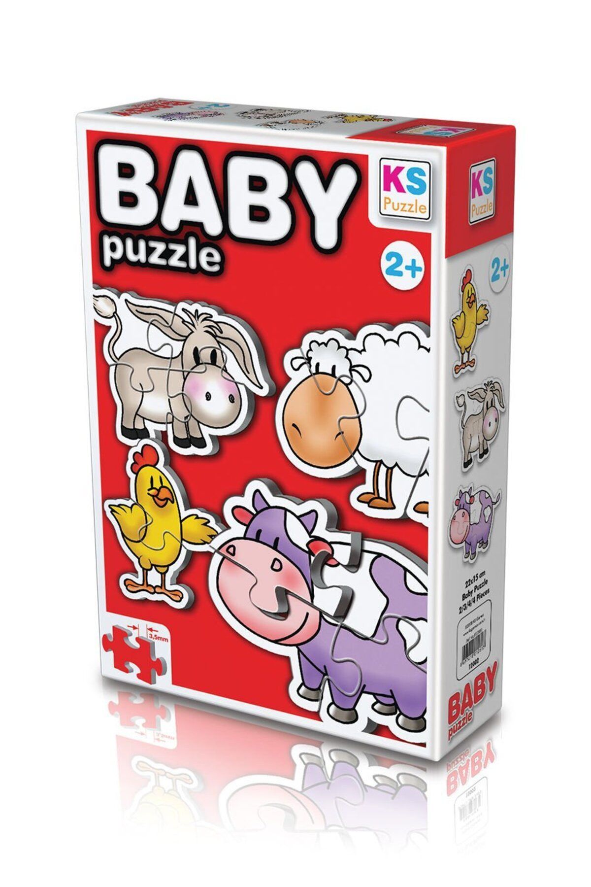 swilex SK Baby Puzzle 4 in1 Çiftlik Hayvanları / çiftlikAnimals