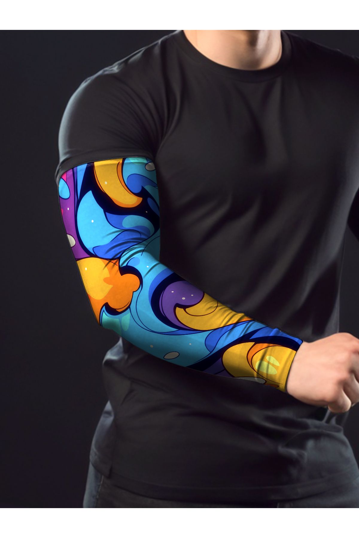 buffed Bubble Oyuncu Sporcu Kolluk Gamer Sleeve Buffed