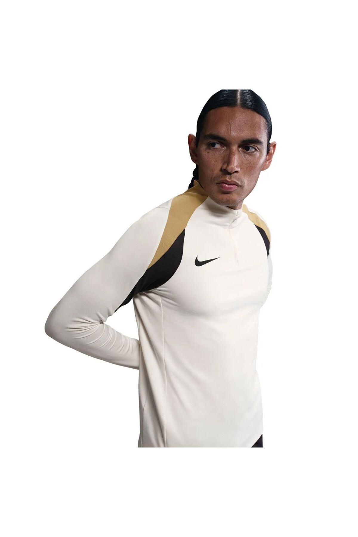 Nike Erkek Futbol Uzun Kollu Antrenman Üstü Dri-FIT Strike Drill Top Antrenman Üstü