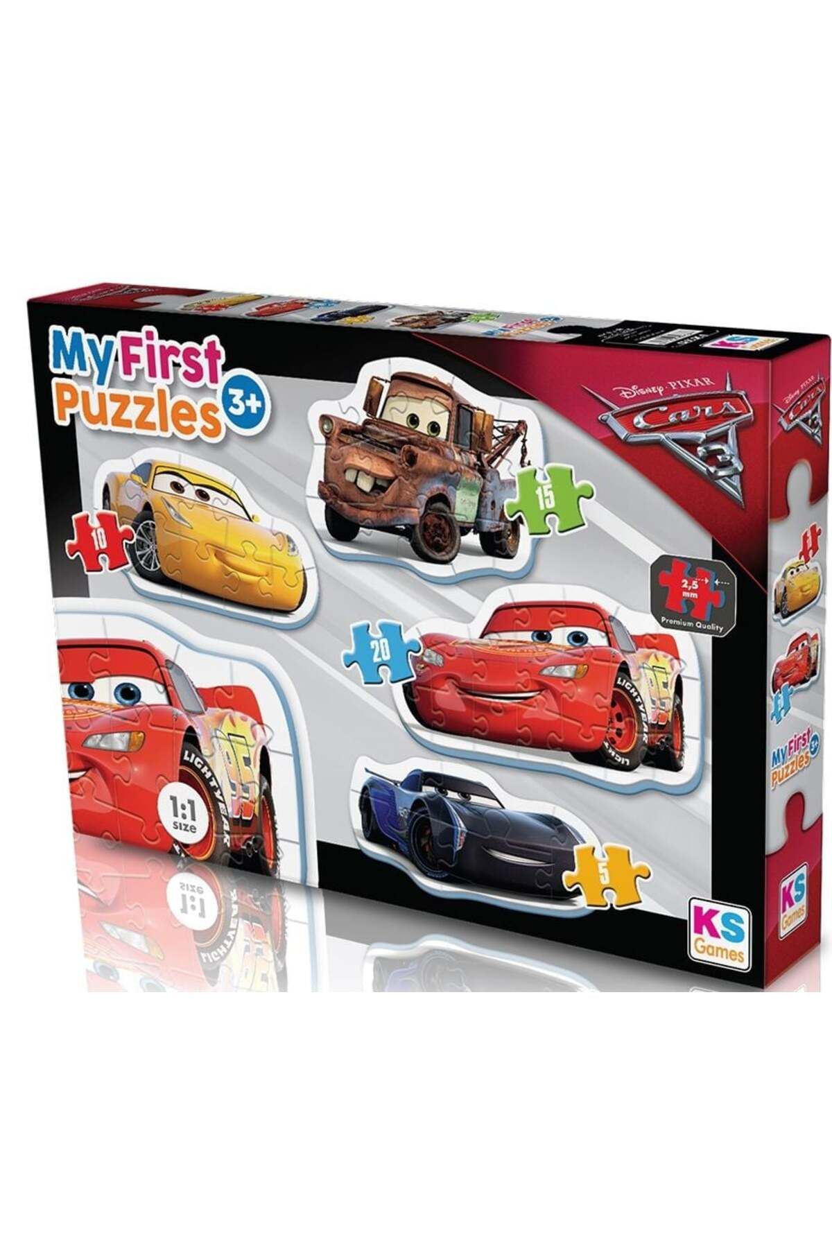 swilex SK Baby Puzzle Cars My First Puzzle 4 in 1 Çerçevesiz