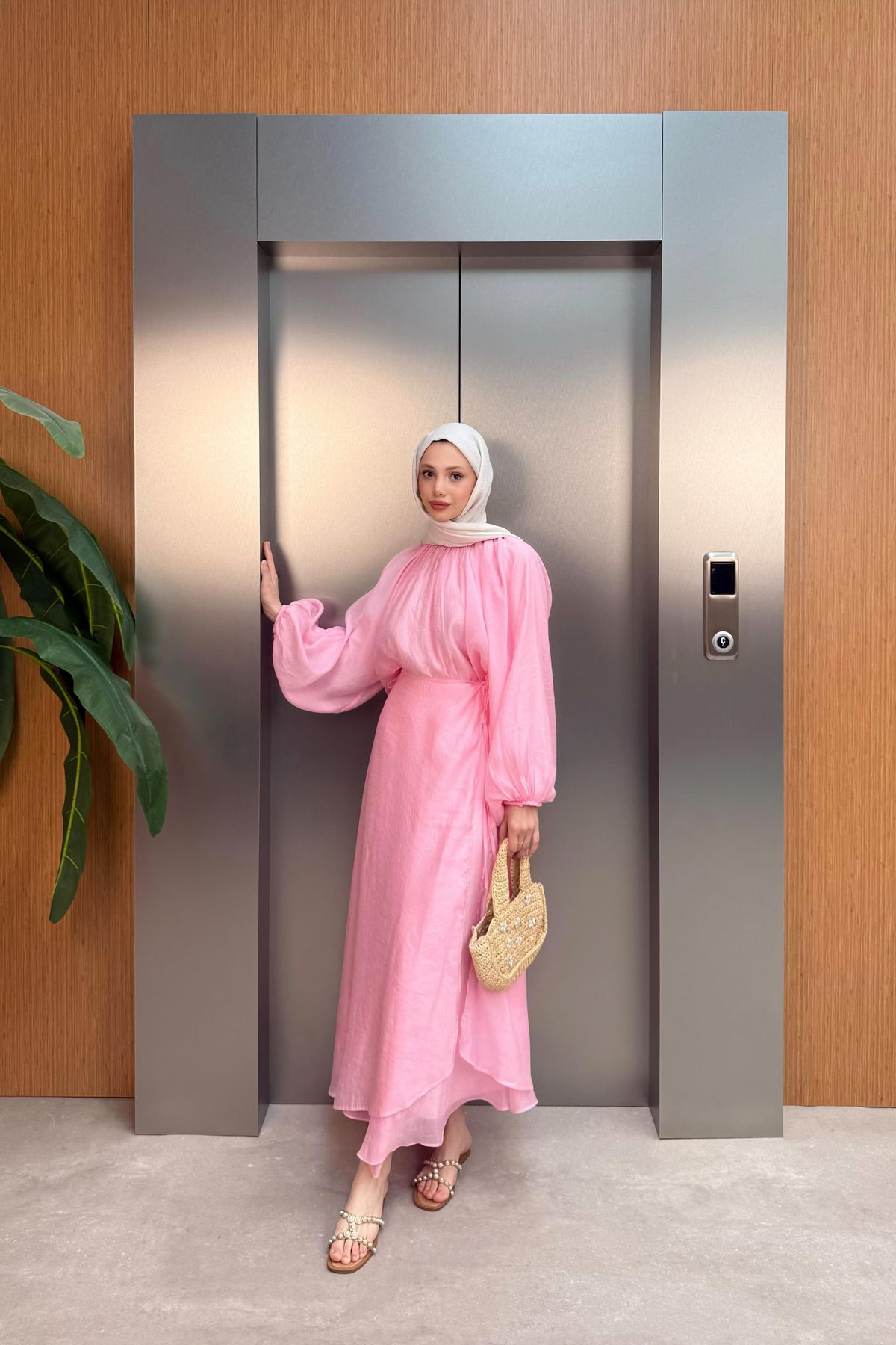 Butik kadın takım etek gömlek tesettür
