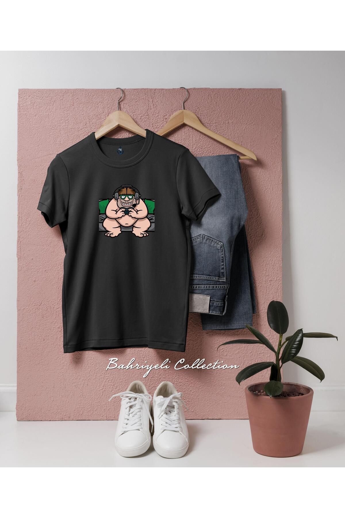 bahriyeli.jpeg Oversize Minecraft Sudden Attack Garry's Mod Gamer Tasarımlı Unisex T-Shirt