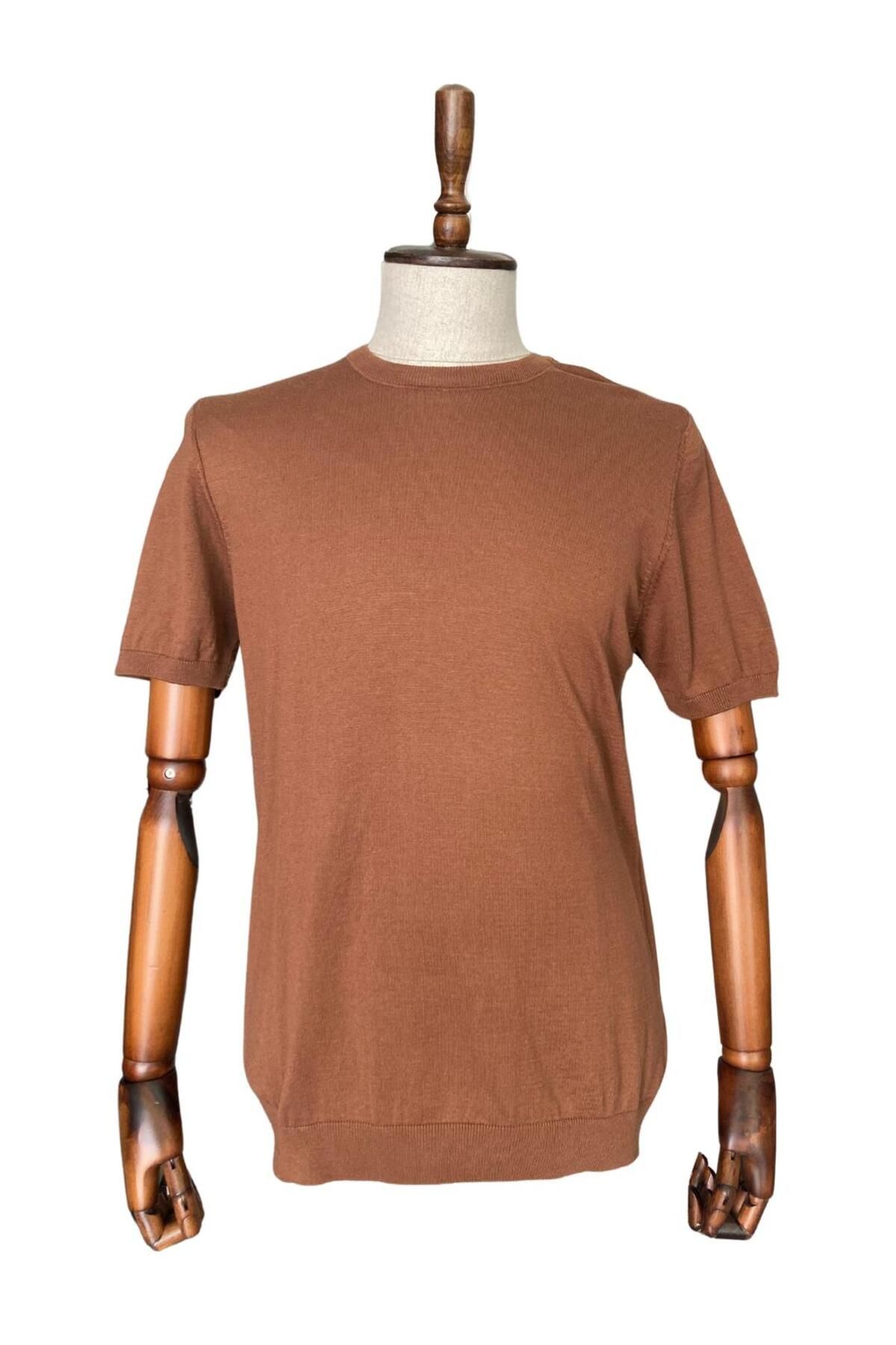 Butik Bisiklet Yaka Düz Triko