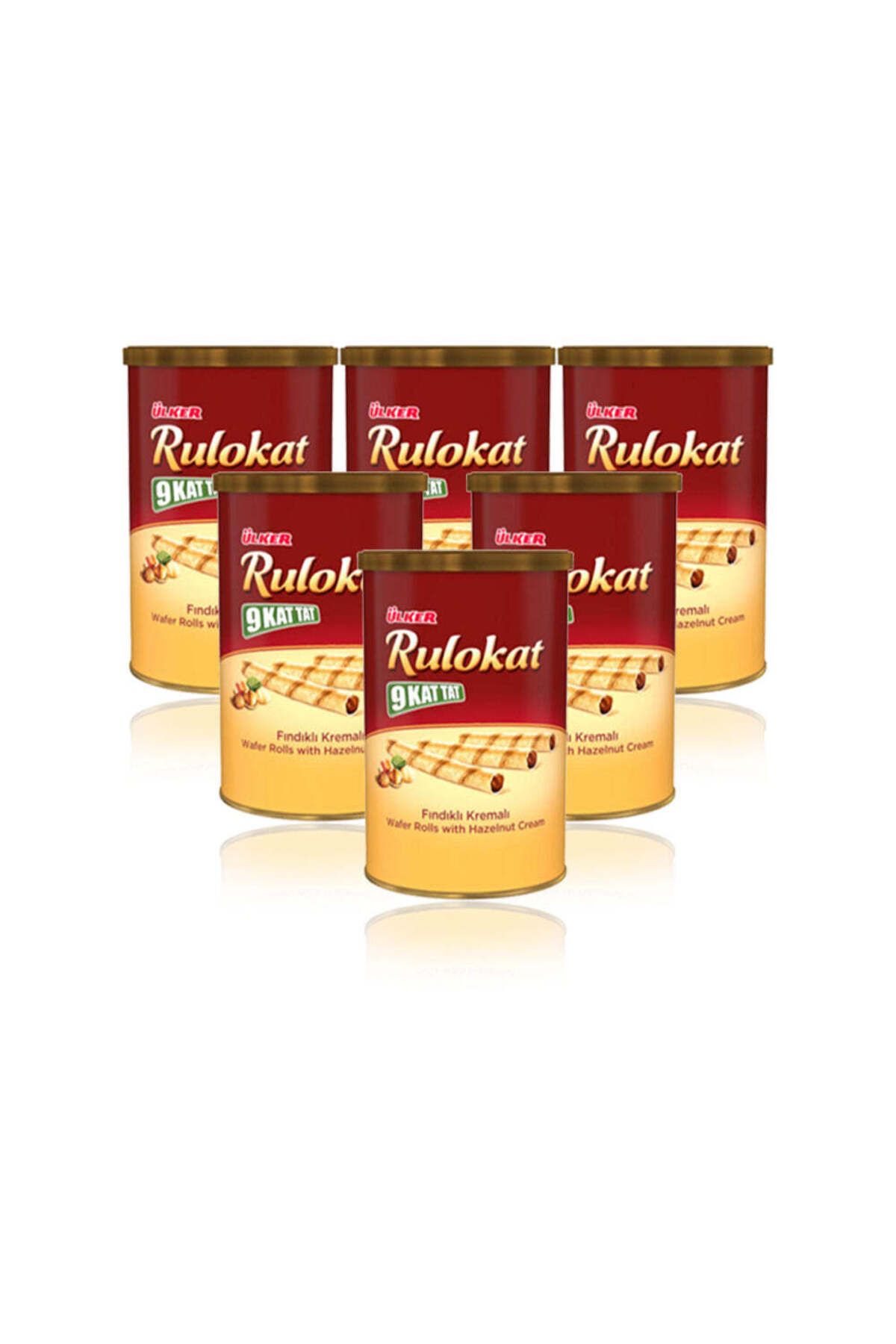 Ülker RULOKAT FINDIK KREM. GOFRET TENEKE 170 Gr ( 6 Adet )