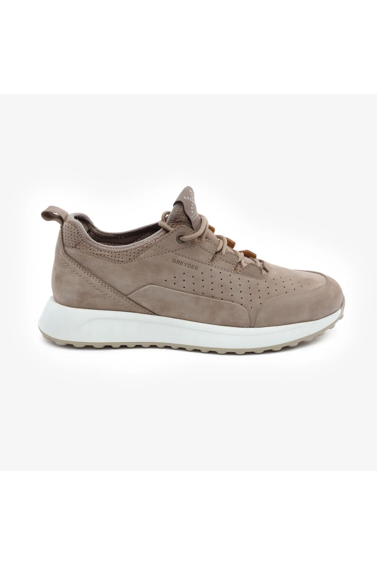 Greyder 17981 Vizon Hakiki Deri Erkek Sneaker Ayakkabı