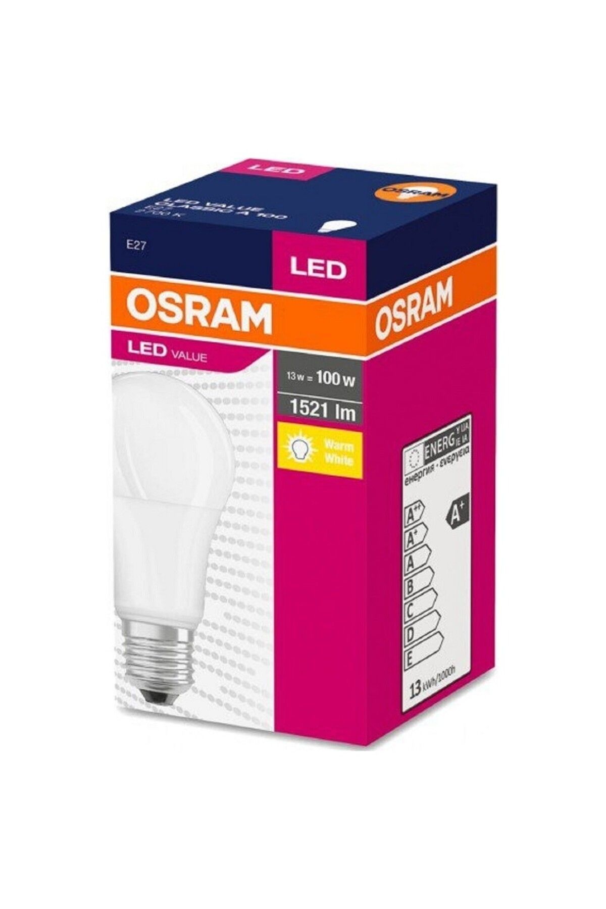 Osram Led 13W 2700K 1521lm E27 Duy Sarı Işık Ampul