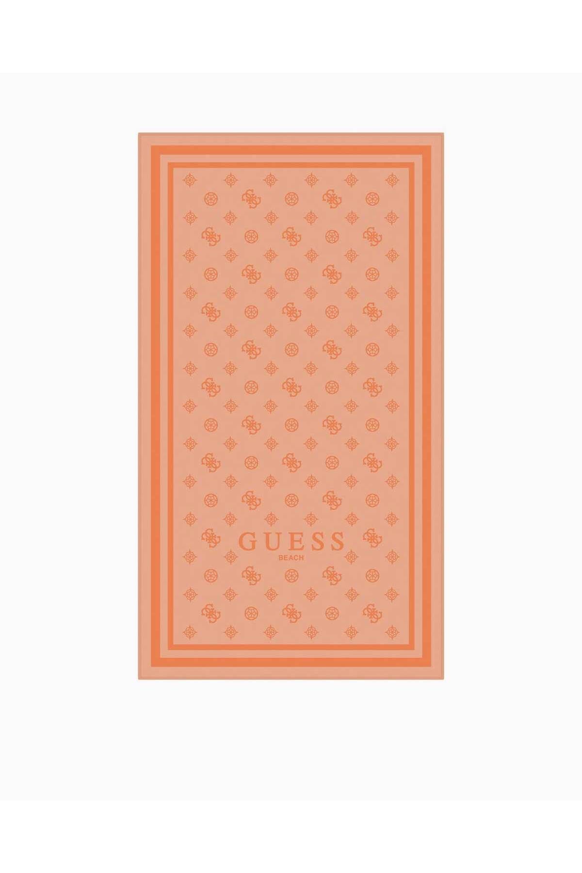 Guess Jacquard Logo Yazılı Havlu
