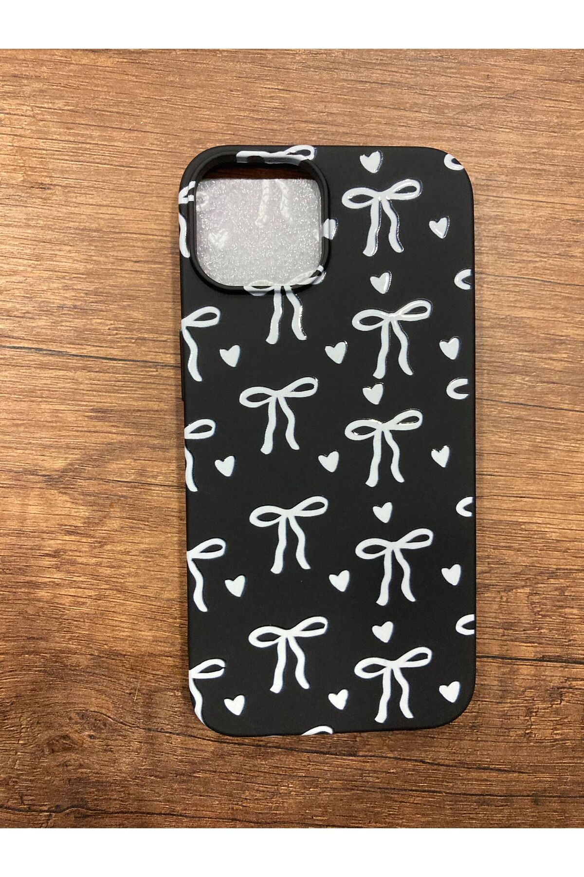 Newon İPHONE 13/14 BASKILI İÇİ KADİFE PREMİUM LANSMAN SİLİKON TELEFON KILIFI
