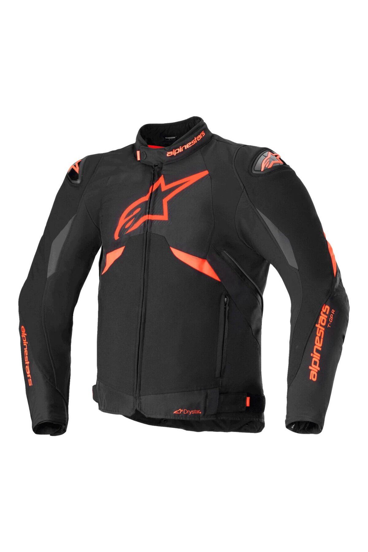 Alpinestars T-GP R V3 DryStar Korumalı Motosiklet Montu Siyah / Kırmızı
